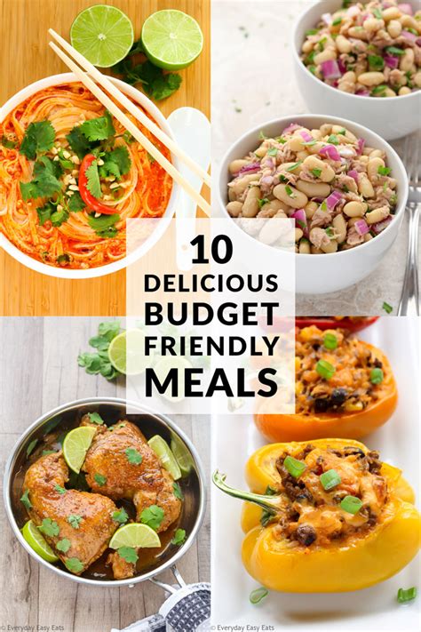 EASY & BUDGET FRIENDLY MEALS from just 20 .